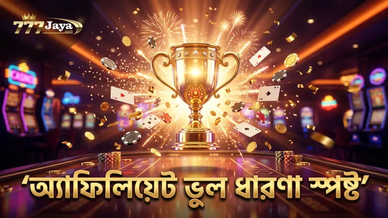অ্যাফিলিয়েট ভুল ধারণাগুলো দূর করে সঠিক তথ্য প্রদান করে জয়া777
