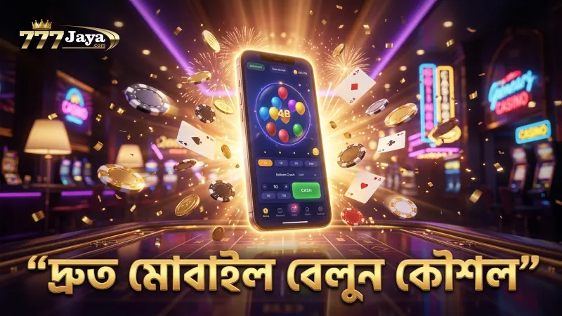 দ্রুত বেলুন ক্র্যাশ খেলার জন্য মোবাইল কৌশলগুলো কার্যকর