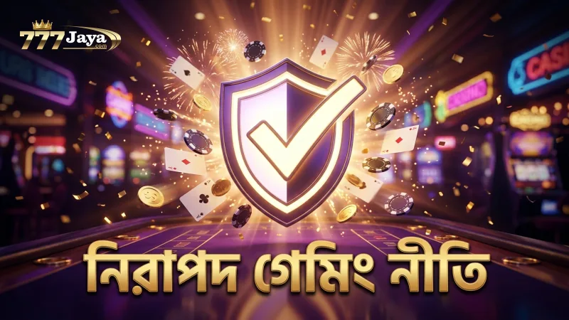 নিরাপত্তা ও দায়িত্বশীল গেমিং নীতিমালা ব্যাখ্যা।
