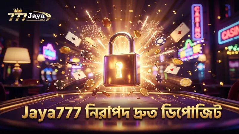 Jaya777 ডিপোজিট নিরাপদ লেনদেন এবং দ্রুত ব্যালেন্স আপডেট নিশ্চিত করে