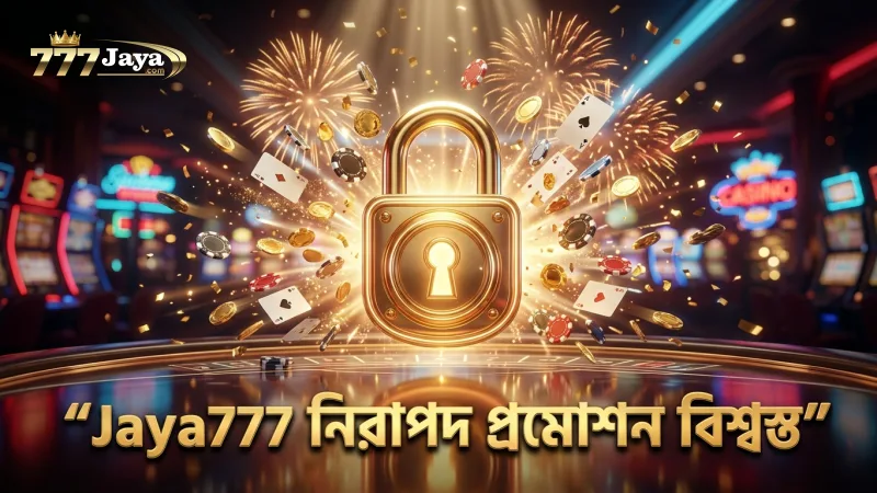 Jaya777 নিরাপদ প্রমোশনে খেলোয়াড়দের আস্থা অর্জন করে।