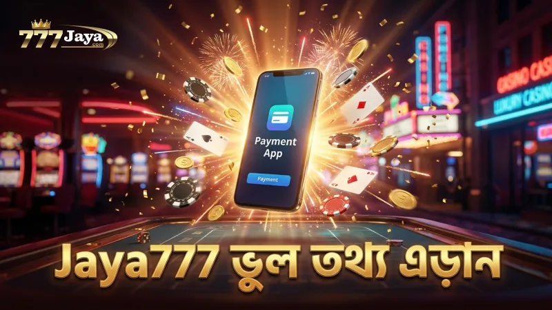 অ্যাকাউন্ট তথ্য ভুল হলে Jaya777 উইথড্রয়াল বিলম্ব হয়।