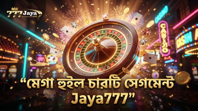 মেগা হুইল-এর চারটি সেগমেন্টের বেটিং সুবিধা স্পষ্ট করে।
