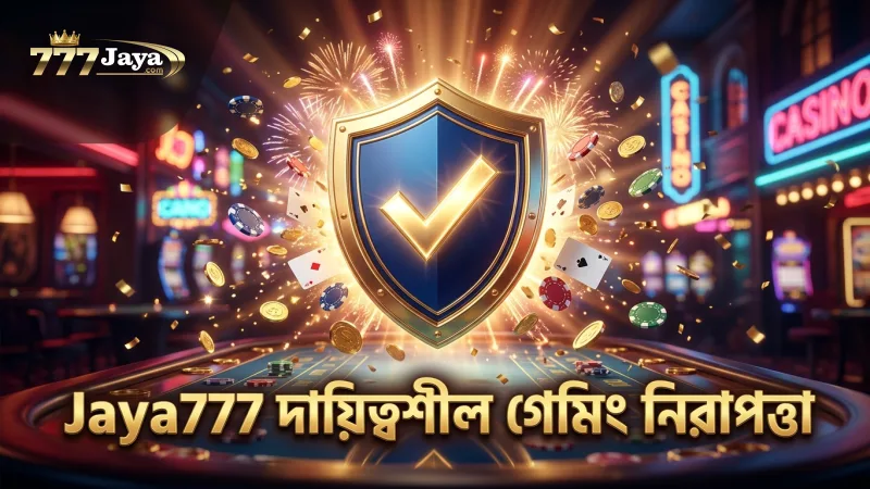 Jaya777 ক্যাসিনোর দায়িত্বশীল গেমিং ও নিরাপত্তা ব্যবস্থা নিশ্চিত করে।
